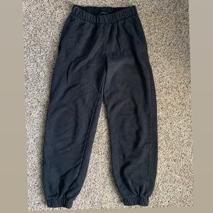 Brandy Melville Black Rosa Sweatpants